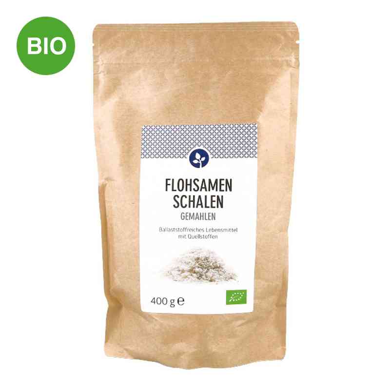 Flohsamenschalen gemahlen Bio Pulver 400 g von Aleavedis Naturprodukte GmbH PZN 12643973
