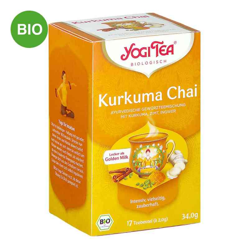 Yogi Tea Kurkuma Chai Bio Teebeutel 17X2.0 g von YOGI TEA GmbH PZN 13416481