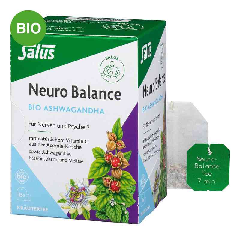 Neuro Balance Bio Ashwagandha Tee Salus  15 stk von SALUS Pharma GmbH PZN 14188786