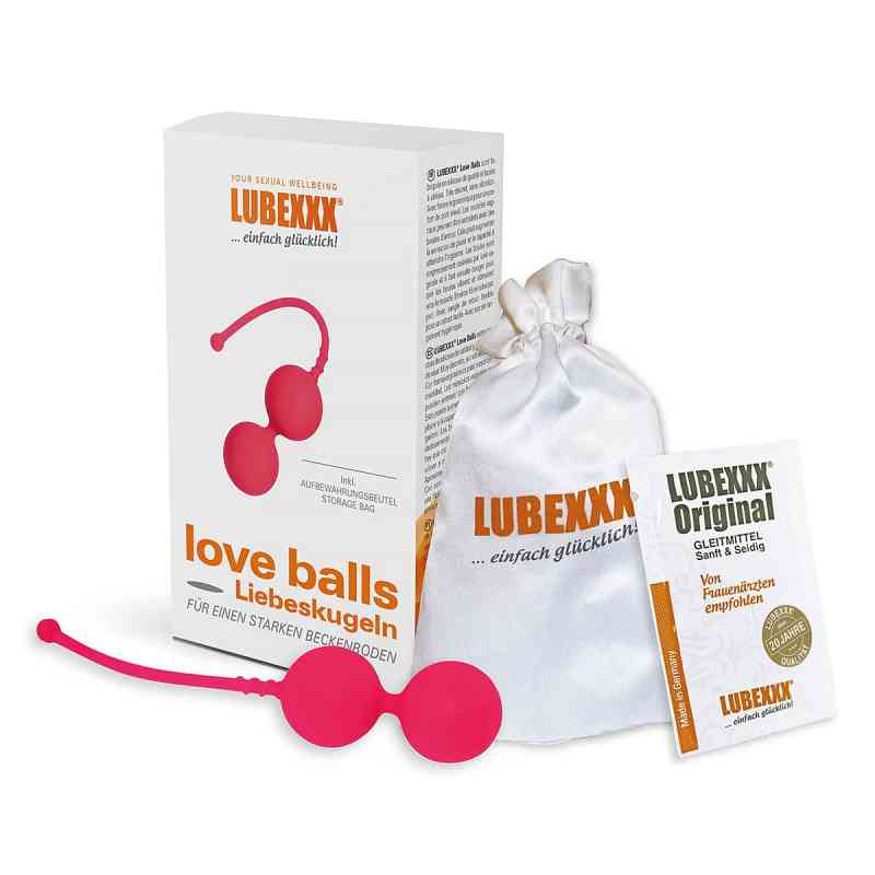 Lubexxx love balls Liebeskugeln fr Beckenbodentraining pink 1 stk