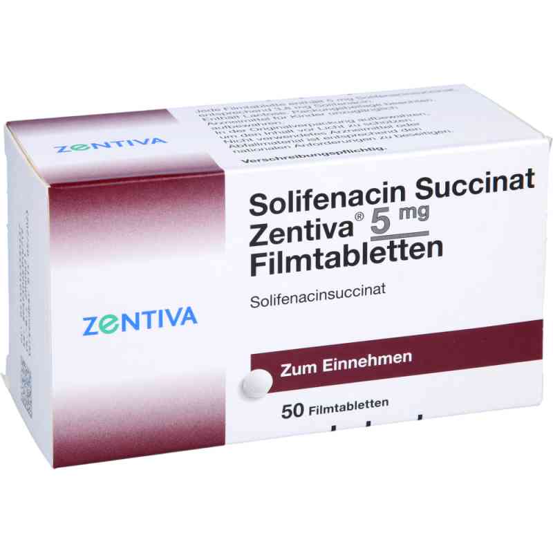 Solifenacin Succinat Zentiva 5 mg Filmtabletten 50 stk