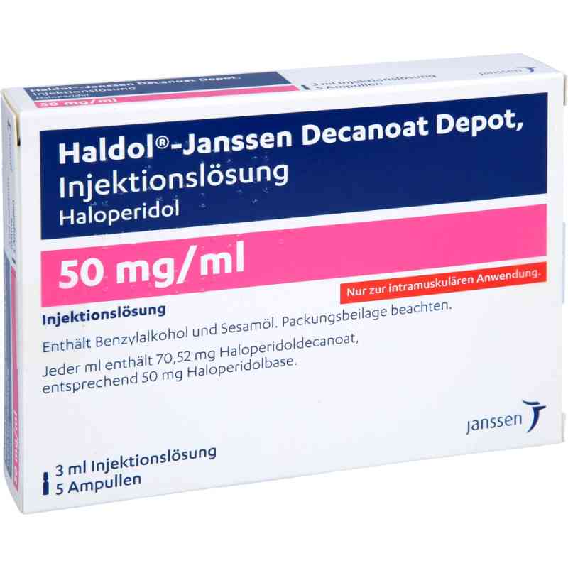 Haldo Box Haldol Janssen Decanoat Depot 50 mg/ml iniecto l.amp. 5X3 ml