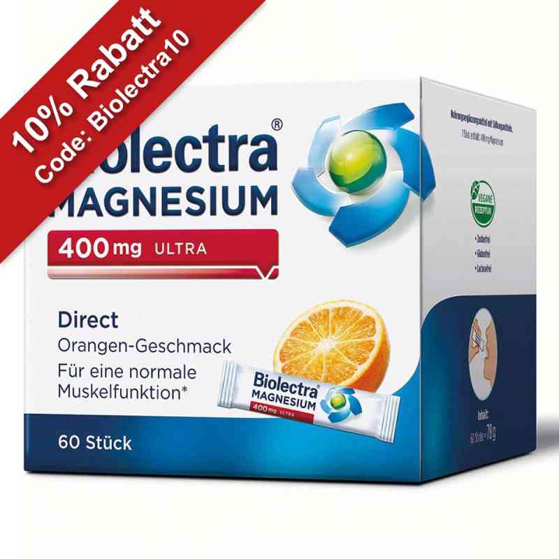 Biolectra Magnesium 400 mg Ultra Direct Orange 60 stk von HERMES Arzneimittel GmbH PZN 14371272