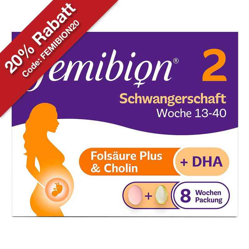 Femibion 2 Schwangerschaft Tabletten 2X56 stk von WICK Pharma - Zweigniederlassung der Procter & Gam PZN 15200012