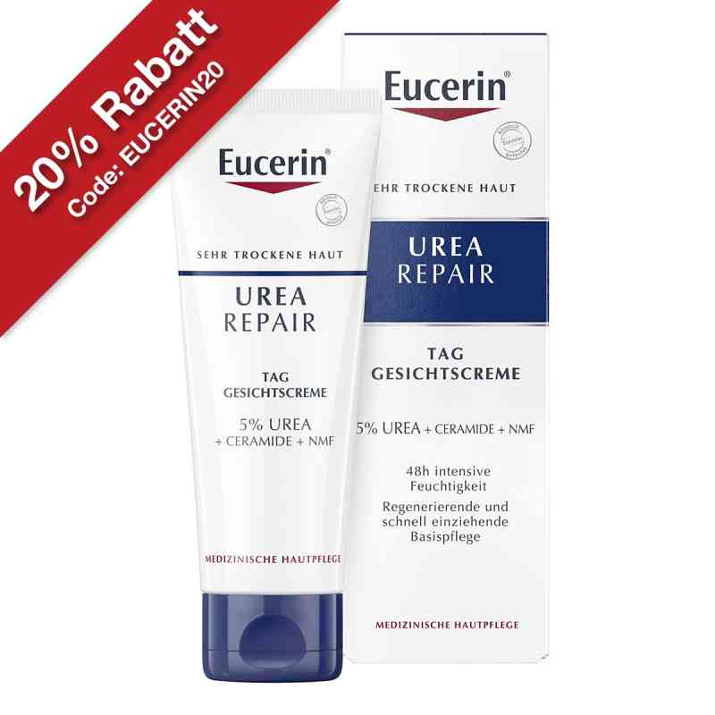 Eucerin® Urea Repair Tag Gesichtscreme 50 ml von Beiersdorf AG Eucerin PZN 15294332