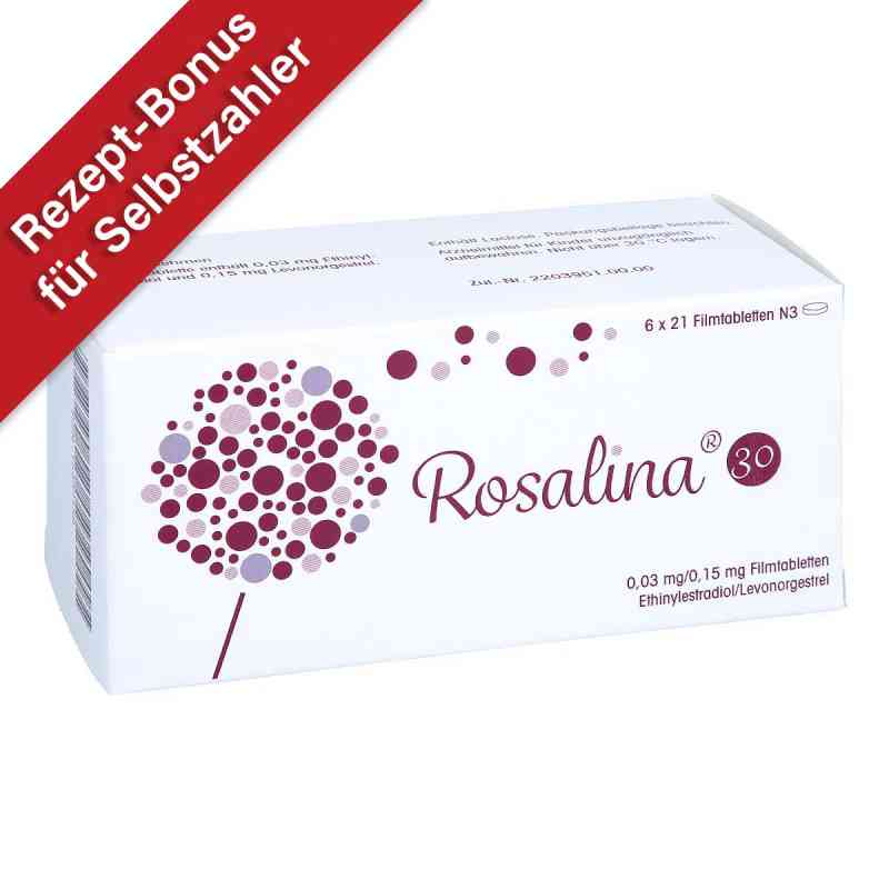 Rosalina 30 0,03 Mg/0,15 Mg Filmtabletten 126 stk von biomo pharma GmbH PZN 15432159