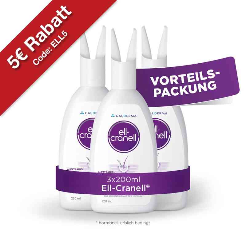 Ell-Cranell 250 Mikrogramm/Ml Lsg.Z.Anw.a.d.Kopfh. 3X200 ml von Galderma Laboratorium GmbH PZN 15621819