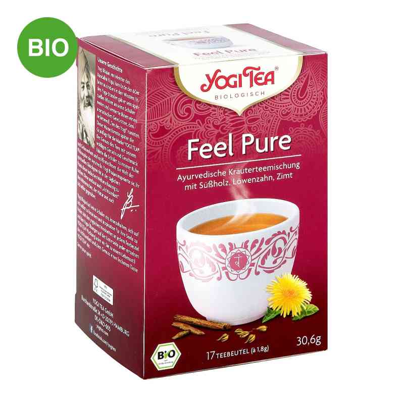 Yogi Tea Feel Pure Bio Teebeutel 17X1.8 g von YOGI TEA GmbH PZN 15867621