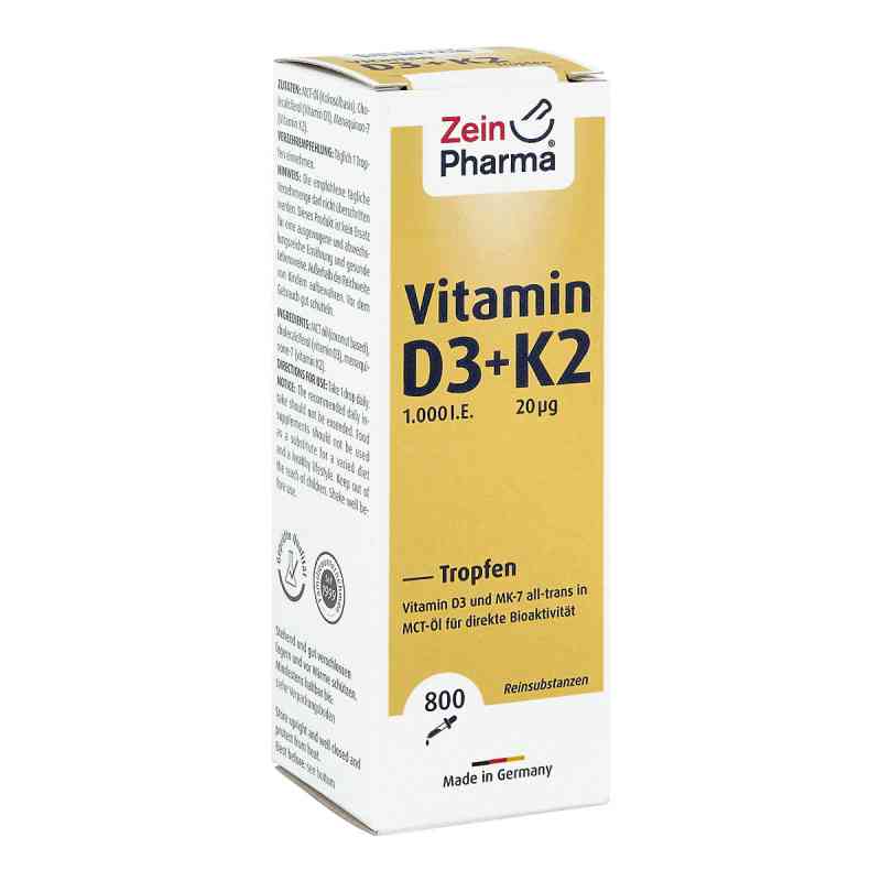 Vitamin D3+k2 Mk7 Tro Hoch 25 ml günstig bei