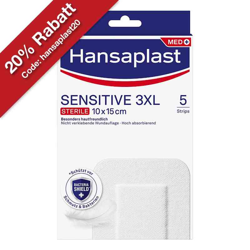 Hansaplast Steriler Wundverband 3XL 10x15 5 stk von Beiersdorf AG PZN 16760084