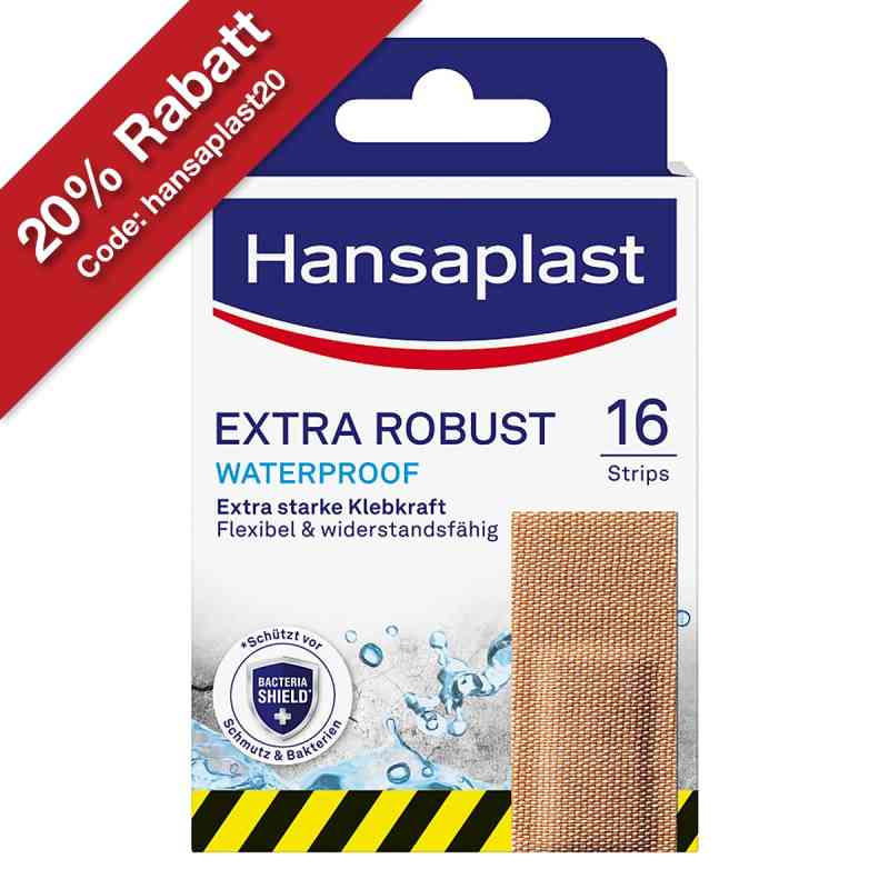 Hansaplast Extra Robust 16 stk von Beiersdorf AG PZN 16762462