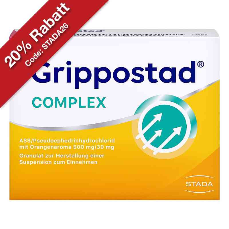 Grippostad Complex ASS/Pseudoephedrin Granulat 20 stk von STADA Consumer Health Deutschland GmbH PZN 16903477