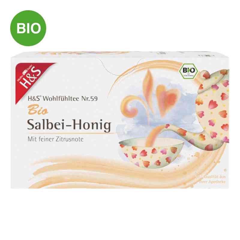 H&s Bio Salbei-honig Filterbeutel 20X2 g von H&S Tee - Gesellschaft mbH & Co. PZN 17442498