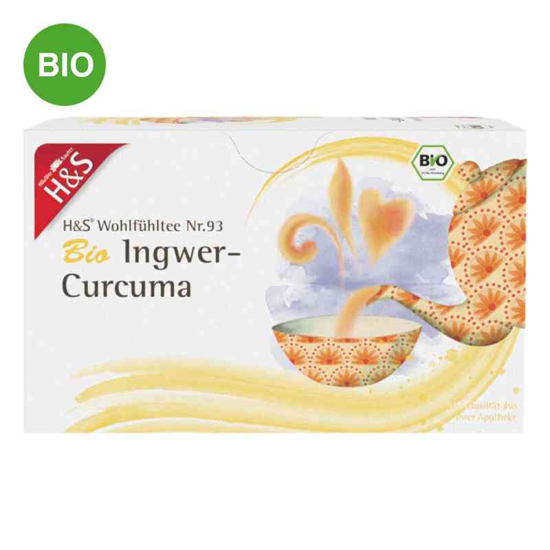 H&s Bio Ingwer-Curcuma Filterbeutel 20X1.25  von H&S Tee - Gesellschaft mbH & Co. PZN 17442529