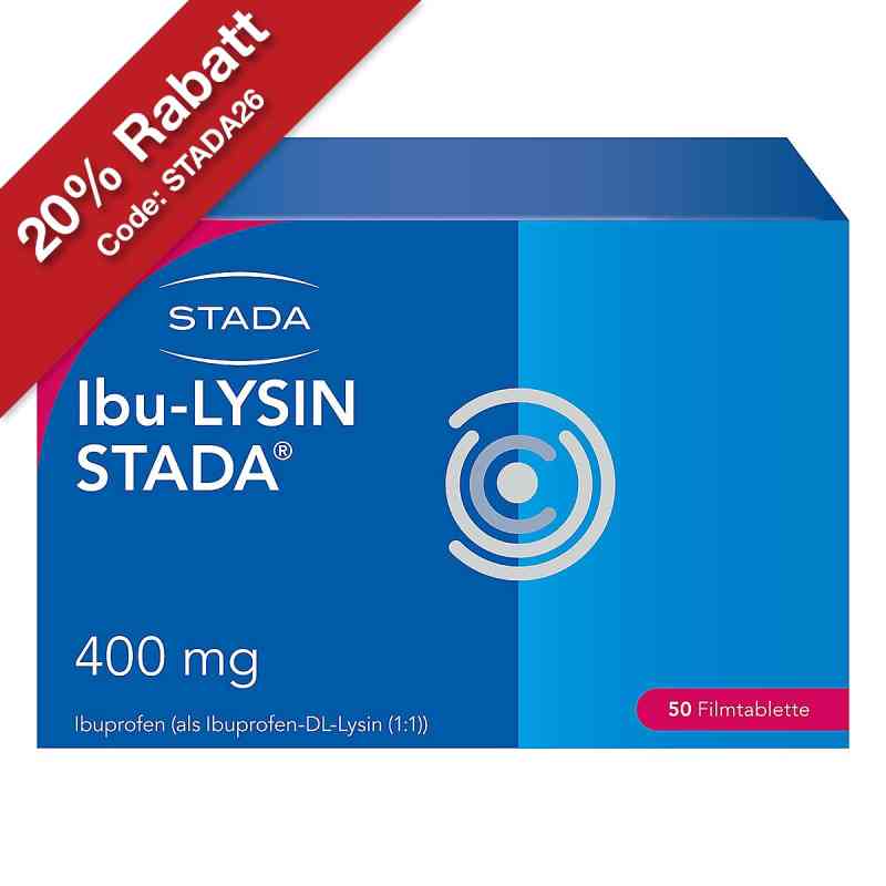 Ibu-lysin Stada 400 Mg Filmtabletten 50 stk von STADA Consumer Health Deutschland GmbH PZN 17855088