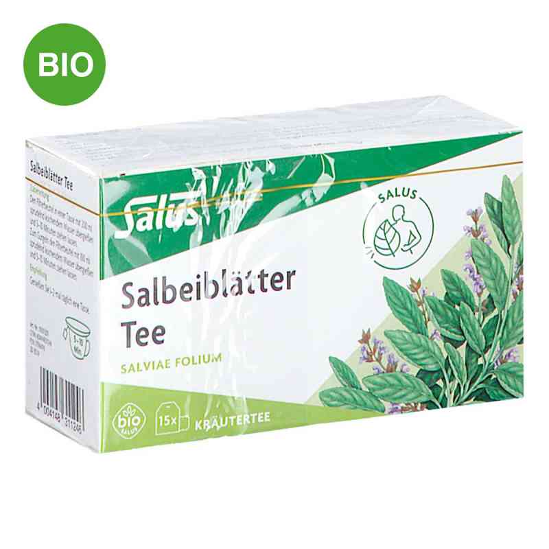Salbeiblätter Tee Bio Salus Filterbeutel 15 stk von SALUS Pharma GmbH PZN 17916890