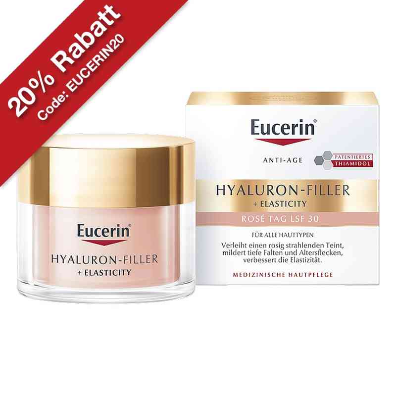 Eucerin Anti-age Hyaluron-Filler + Elasticity Rosé Tag LSF 30 50 ml von Beiersdorf AG Eucerin PZN 18222089