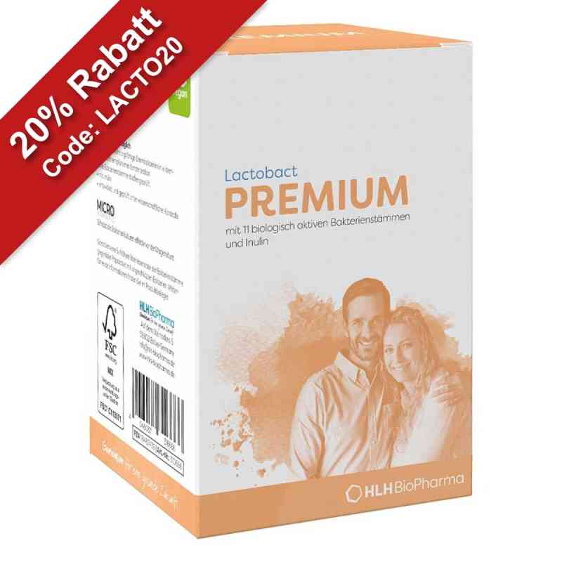 Lactobact PREMIUM Darm-Probiotikum mit Inulin Kapseln 150 stk von HLH BioPharma GmbH PZN 18487439