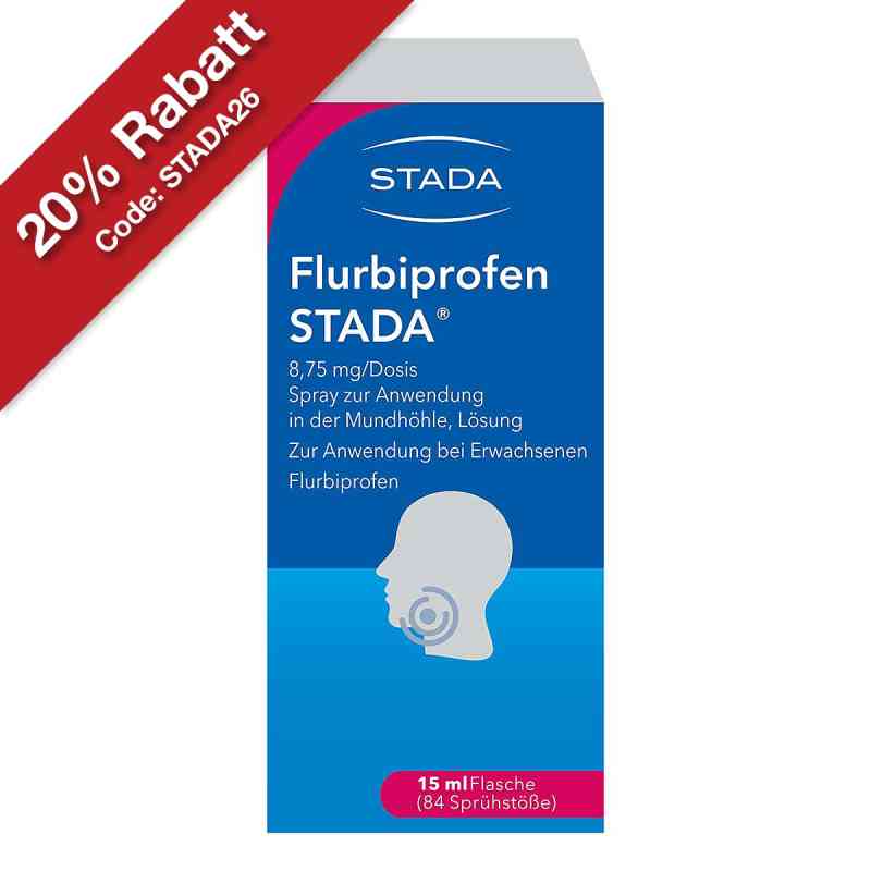 Flurbiprofen Stada 8,75 mg/Dosis Spray 15 ml von STADA Consumer Health Deutschland GmbH PZN 18701430