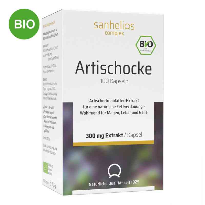 Sanhelios Bio Artischocke Kapseln 100 stk von Hansa Naturheilmittel GmbH PZN 18774156