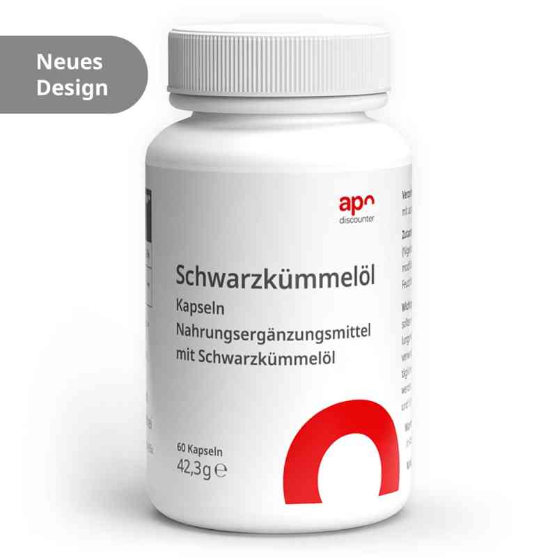 Schwarzkümmelöl Kapseln 500 mg von apodiscounter 60 stk von IQ Supplements GmbH PZN 18789376