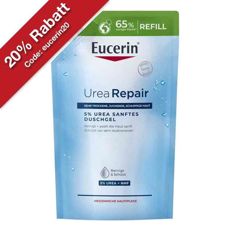 Eucerin UreaRepair 5% Urea Sanftes Duschgel Nachfüllpackung 400 ml von Beiersdorf AG Eucerin PZN 19116202