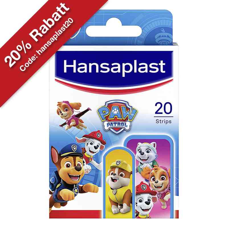 Hansaplast Kinder Pflasterstrips Paw Patrol 20 stk von Beiersdorf AG PZN 19134571