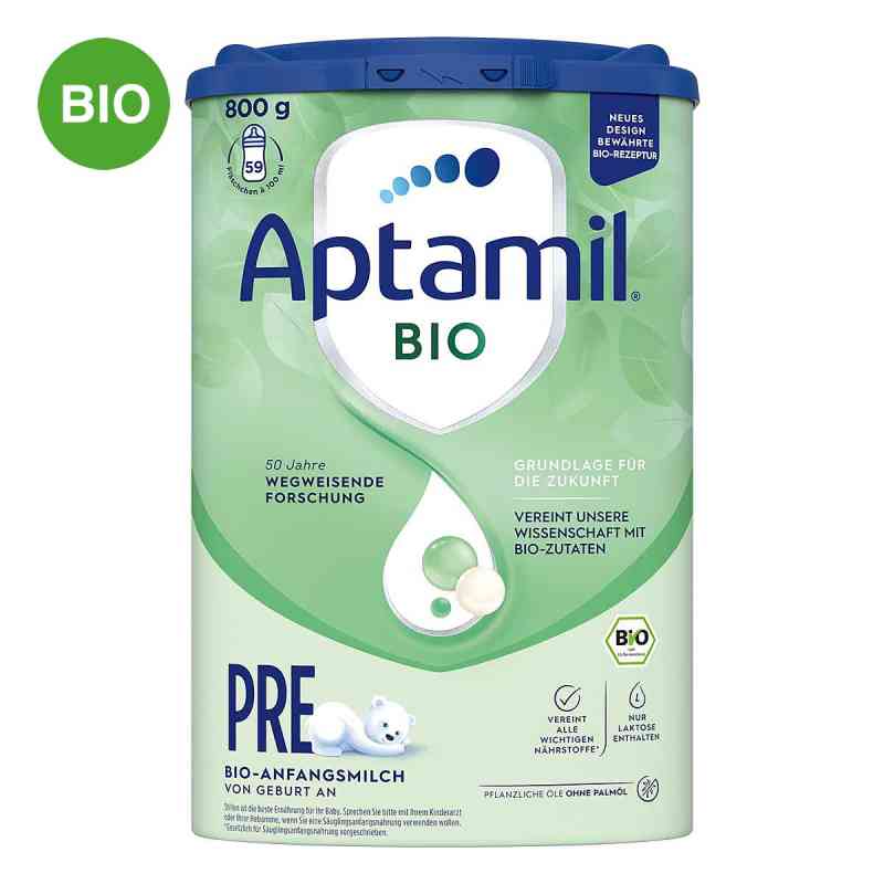 Aptamil Bio Pre Anfangsnahrung Pulver 800 g von Danone Deutschland GmbH PZN 19292117