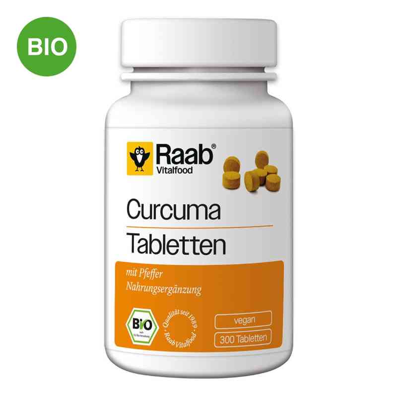 Raab Vitalfood Curcuma Bio Tabletten 300 stk von Raab Vitalfood GmbH PZN 19304323