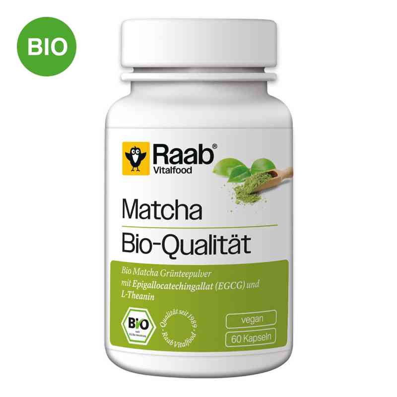 Raab Vitalfood Matcha Bio Kapseln 60 stk von Raab Vitalfood GmbH PZN 19305446