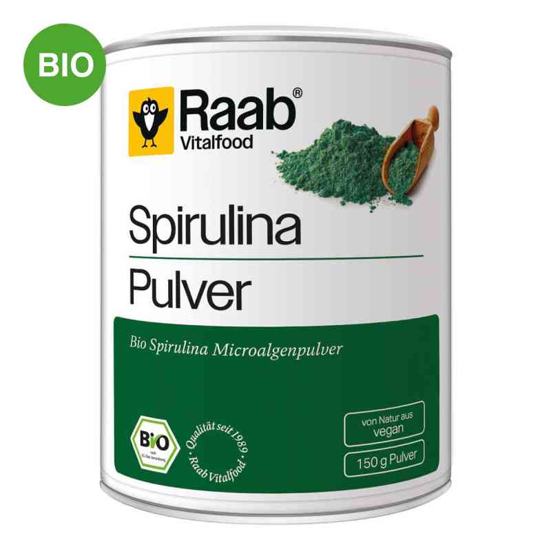 Raab Vitalfood Spirulina Bio Pulver 150 g von Raab Vitalfood GmbH PZN 19305630