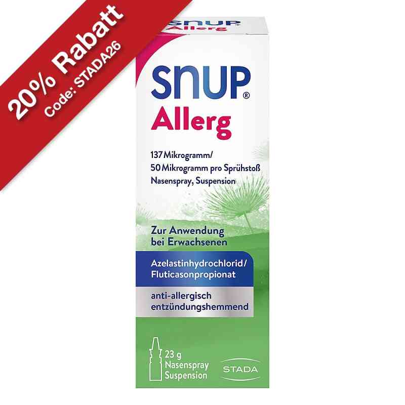 Snup Allerg 137 mg/50 mg pro Sprühstoß Nasenspray 23 g von STADA Consumer Health Deutschland GmbH PZN 19756166