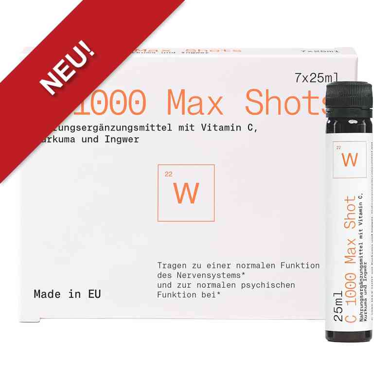 C1000 Max Shots von Nutri W22 7X25 ml von Nutri W22 UG (haftungsbeschränkt) PZN 20301867