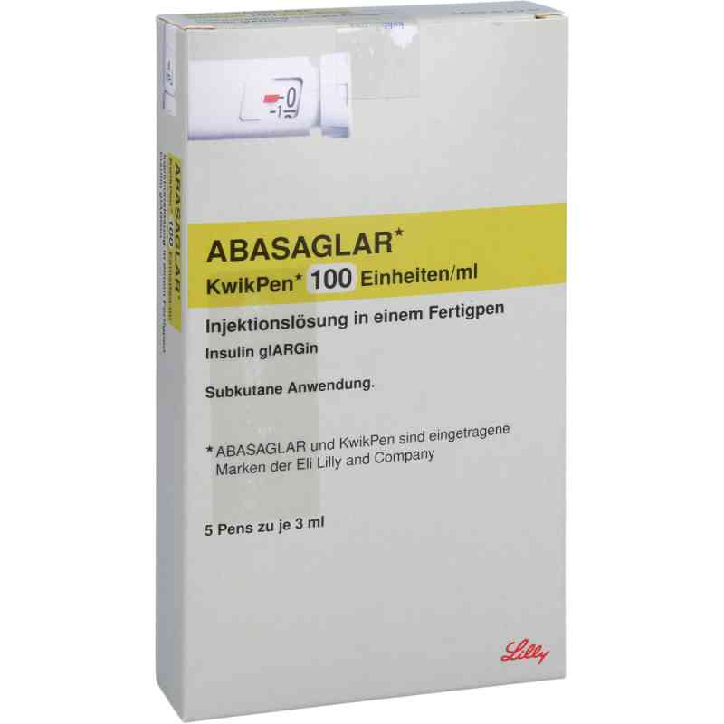 ABASAGLAR 100 Einheiten/ml Injektionslösung KwikPen 3ml 5X3 ml von kohlpharma GmbH PZN 11690893