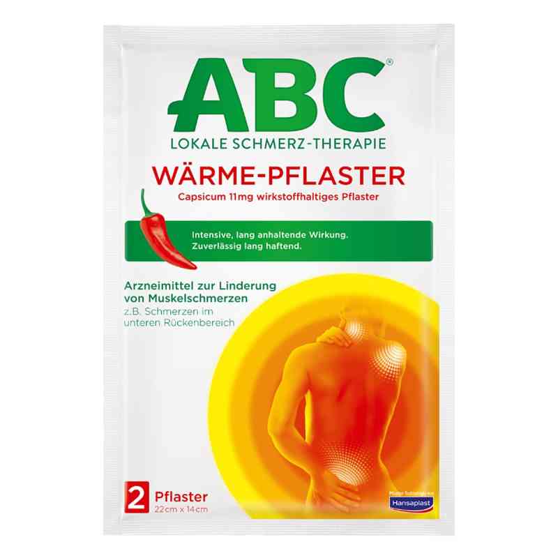 ABC Wärme-Pflaster Capsicum 11mg Hansaplast med 2 stk von Beiersdorf AG PZN 02295643