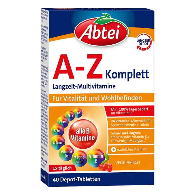 Abtei A-Z Komplett 40 stk von Perrigo Deutschland GmbH PZN 17364769