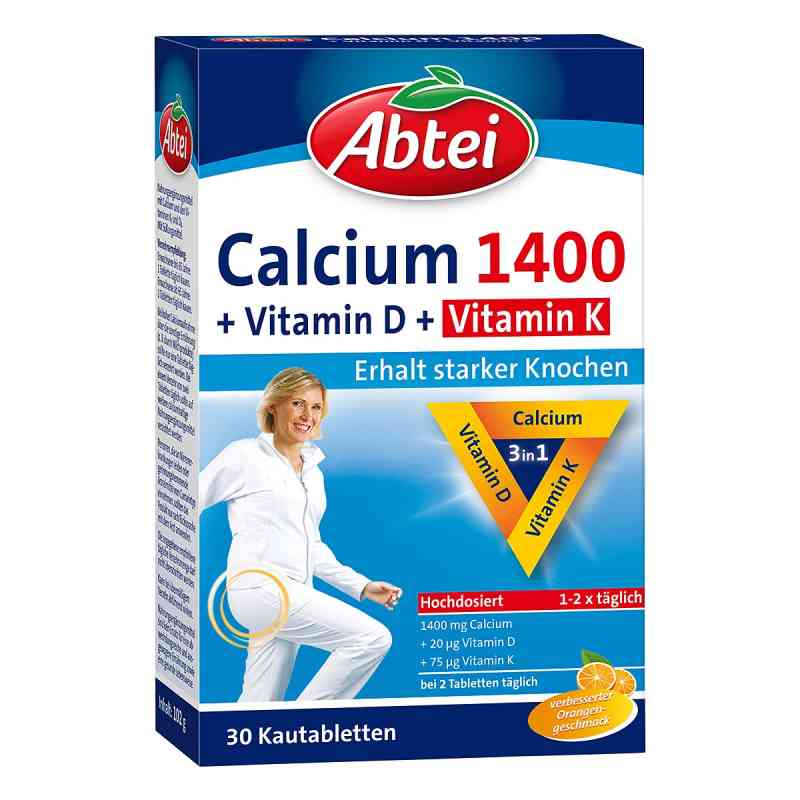 Abtei Calcium 1400+Vitamin D3+K 30 stk von Perrigo Deutschland GmbH PZN 16044560