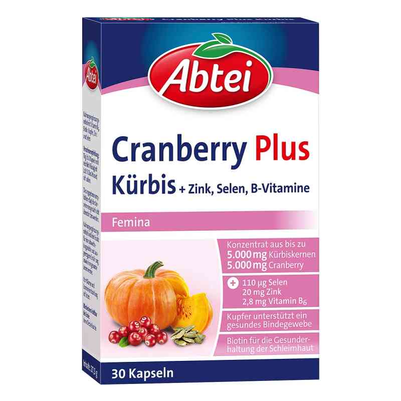 Abtei Kürbis Plus Cranberry Kapseln 30 stk von Omega Pharma Deutschland GmbH PZN 11111300