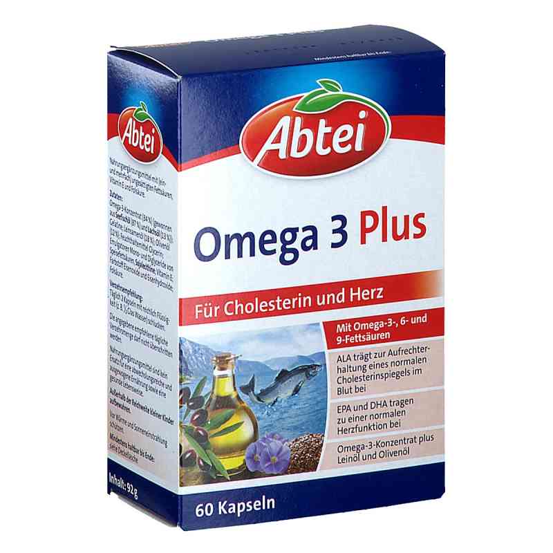 Abtei Omega-3 Plus Kapseln Tf 60 stk von Perrigo Deutschland GmbH PZN 17944099