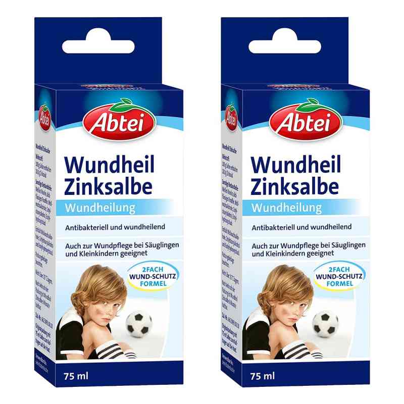 Abtei Wundheil Zinksalbe 2x75 ml von Perrigo Deutschland GmbH PZN 08105125