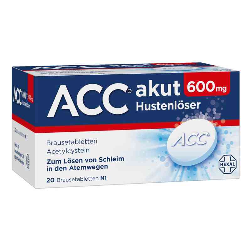 ACC® akut 600 mg Hustenlöser Brausetabletten 20 stk von Hexal AG PZN 00010808