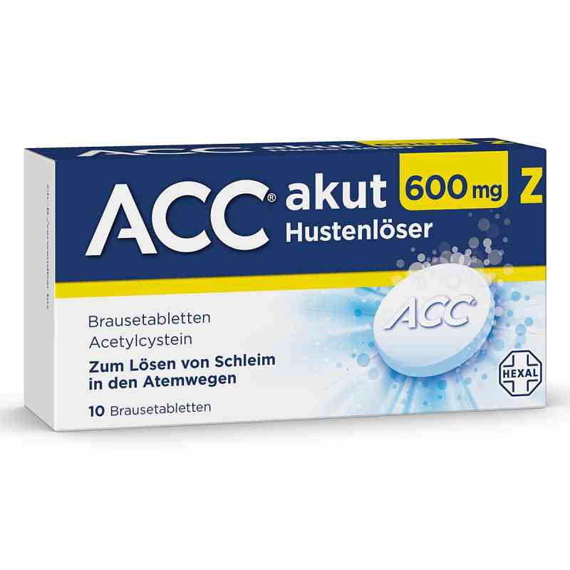 ACC® akut 600 Z Hustenlöser Brausetabletten 10 stk von Hexal AG PZN 03294717