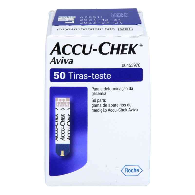 Accu Chek Aviva Teststreif 50 stk von EvivaMed Handelsgesellschaft mbH PZN 16625328
