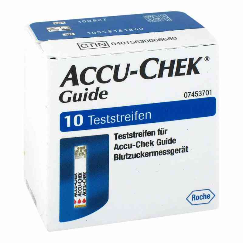 Accu Chek Guide Teststreifen 1X10 stk von Roche Diagnostics Deutschland GmbH PZN 11664890