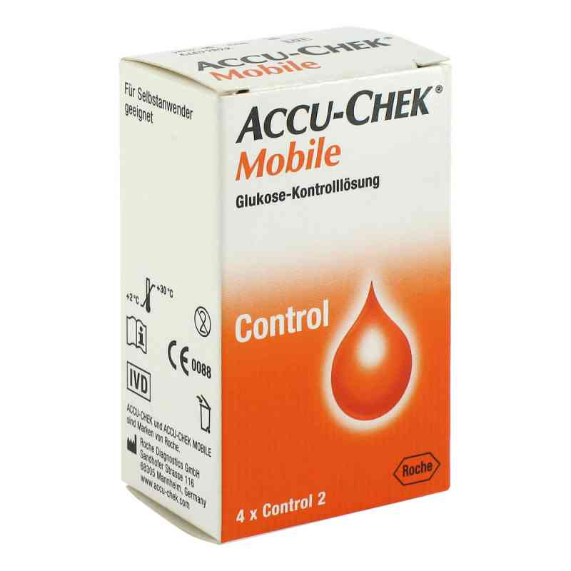 Accu Chek Mobile Kontroll Lösung 4 Einmalapplikat. 1X4 stk von Roche Diagnostics Deutschland GmbH PZN 07306914