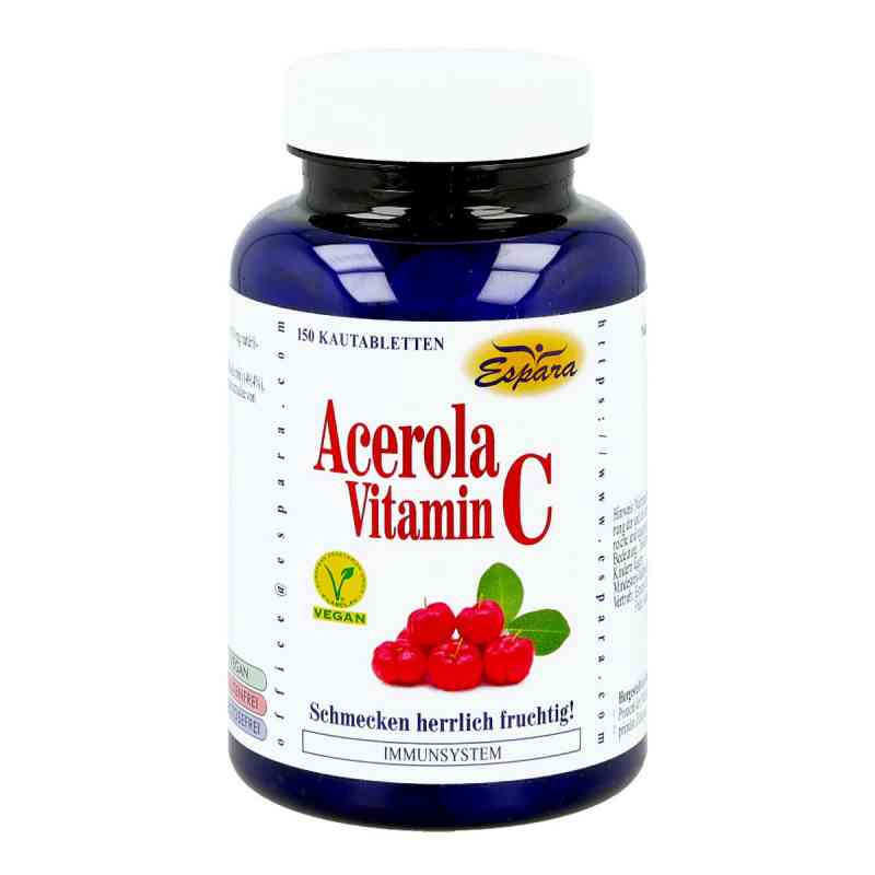 Acerola Vitamin C Kautabletten 150 stk von Espara GmbH PZN 05463012