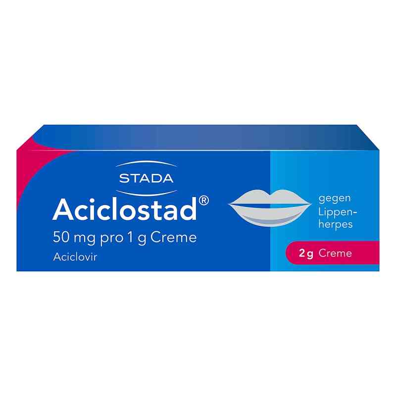 Aciclostad gegen Lippenherpes Aciclovir Creme 2 g von STADA Consumer Health Deutschland GmbH PZN 06873114