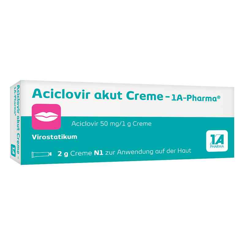 Aciclovir akut Creme - 1A-Pharma® 2 g von 1 A Pharma GmbH PZN 01664245