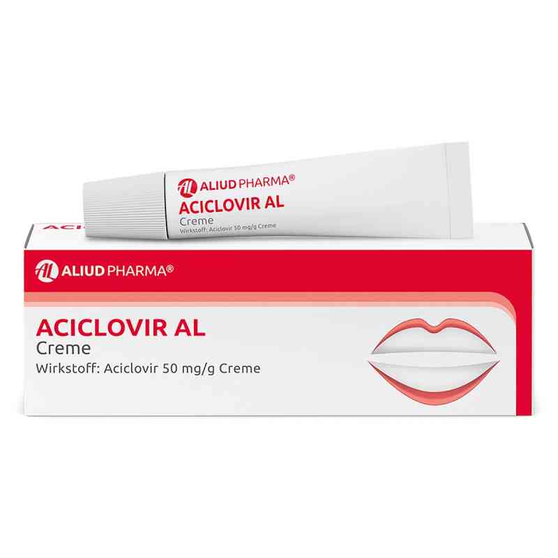 Aciclovir AL Creme bei Lippenherpes 2 g von ALIUD Pharma GmbH PZN 07334796