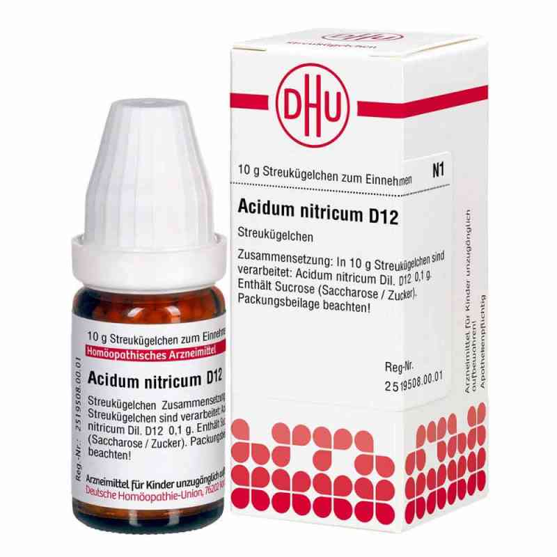 Acidum Nitricum D 12 Globuli 10 g von DHU-Arzneimittel GmbH & Co. KG PZN 02892008